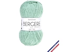 BERGERE DE FRANCE Bergère de France - BARISIENNE, gomitoli di lana per lavoro a maglia e all'uncinetto (50 g) - 100% acrilico - 4 mm - Filo tondo molto morbido - Blu (BAMBOU)