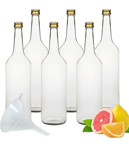 Bouchons à Vis Aluminium PP28 Avec Bord Roulé - Lot De 10 Pour Bouteilles En Verre Ou Plastique