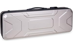 Crossrock Violinenkoffer, ABS-Rucksack mit Reißverschluss, 4/4 Violine, Champagner