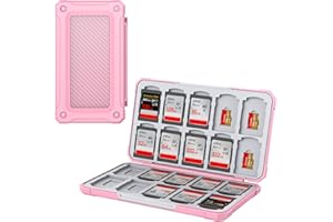 THELIFELICIOUS SD Card Storage Case for SD/TF Cards, Memory Card Case for 20 SDXC SDHC and 20 TF Cards