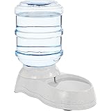 Amazon Basics Water Feeder for Cat, Dog, Small, 1 Gallon, Transparent