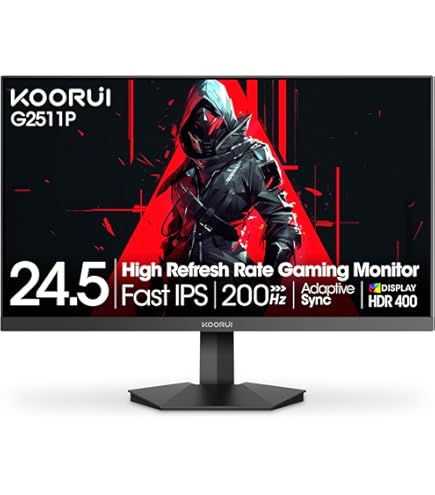r*o様 KOORUIモニター 24インチ 200Hz HDMI×2 G2411 r*o様 KOORUIモニター 24インチ 200Hz HDMI×2 G2411 Amazon.co.jp: