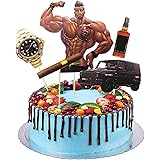 Jevenis Lot De 6 Decorations De Gateaux D Anniversaire Pour Hommes Pere Mari Amazon Fr Cuisine Et Maison