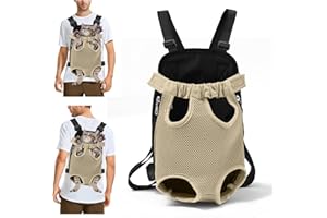 PETCUTE Sac à Dos pour Chien Petit Sac de Transport pour Chat Chien Sac pour Chien ventral pour Randonnee Voyage