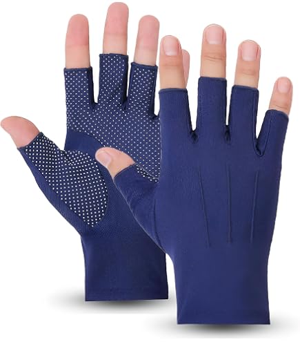 Gants De Sport Sans Doigts Hpmjz – Antidérapants, Rembourrés, Compatibles Écran Tactile, Légers