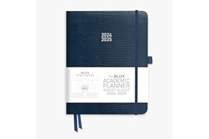 BLOX STATIONERY BLOX Academic Planner 2024-25 (Navy)