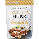 NKD Living Psyllium Husk Powder (500g) | Tested for Heavy Metals, Micro-Organisms and Pesticides (500g)