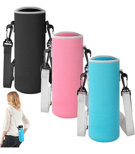 Porte-gourde Sac à Dos / Ceinture - Réglable 65-120 Cm - Pour Bouteille 16 à 84 Oz - Nylon étanche - Randonnée, Course, Festival