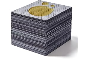 Universell oljeuppsamlingsmatta, 50 stycken 25×33 CM oljeabsorberande paddar, oljeuppsamlingsmatta för verkstäder, universell