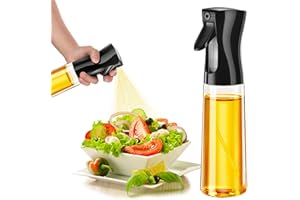 WS WorlsTrend Pulverizador de Aceite - Spray Aceite Cocina 300 ml - Vaporizador Aceite de Oliva y Vinagre - Dispensador de Aceite - Spray para Asar a la Parrilla con Freidora.