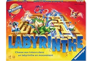 Ravensburger - Labyrinthe - Le Grand Classique des Jeux de société - Jeu de réflexion famille - Jeu de plateau - 2 à 4 joueurs dès 7 ans - 26743 - Nouvelle édition 2021 - Version française
