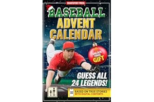 Advent Calendar Baseball: Guess The 24 Legends. Each Day an Epic Story. Scan the QR, Guess the Champion, and Collect Unique Digital Cards. Includes ... Access. Perfect Gift for Adults and Teens