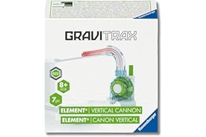 Ravensburger - Gravitrax Vertical Cannon | Circuito Canicas con 7 Piezas | Rompecabezas Niños Nivel Base | Juegos para Niños De 8 Años | Juegos Mesa Compatibles con Todos Los Gravitrax