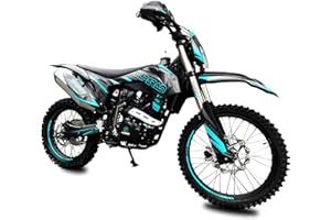 RV-Parts 250ccm Alfarad T7 Dirtbike Vollsross Enduro Pitbike Crossbike Cross 21/18'' Blau