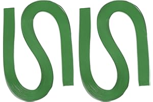 PATIKIL 240pcs Quilling Strips Paper 5mm(3/16") 54cm Origami Paper Quilling Strip for Art DIY Hand Craft Christmas, Dark Green