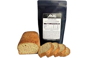 MK NUTRITION KETO Bread 0.4g carbs|MK Seed Mix| 680 g für 2 Brote (1,3kg) | Eiweißbrot Backmischung | Kohlenhydratarme Keto Brot | 15 g Protein | für Low Carb, Keto & Diabetiker