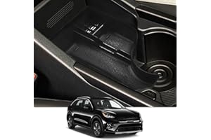 CDEFG Kompatybilny z Kia Niro SG2 2022/2023/2024 EV PHEV E-Niro, organizer do konsoli środkowej, schowek do przechowywania, schowek samochodowy, konsola środkowa, akcesoria (czarny)