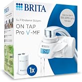 BRITA ON TAP PRO V-MF Musluk &Uuml;st&uuml; Filtreleme Sistemi | Kolay montaj, dijital kapasite ekranı, %99,999 bakteri, PFAS, klor, mi