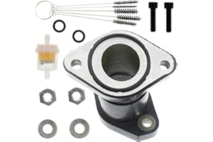 YOFMOO YFM350 YFM400 Carburetor Intake Manifold Boot Joint Compatible with Yamaha Big Bear YFM 350 YFM350FW YFM350U YFM350FH Moto-4 YFM350ER Kodiak 400 YFM400FW YFM400