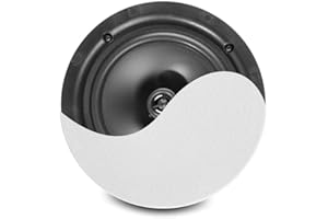 Power Dynamics NCBT601 Wireless Bluetooth Ceiling Speaker, 6.5 Inch Active Home Audio System, Built-in Amplifier, Magnetic White Grille, Coaxial 2-Way Design, 30W RMS Output