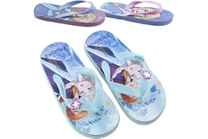 FROZEN MOVIE Disney Frozen 2 - Bambina - Infradito Flip Flop Ciabatte Mare Piscina - Prodotto Originale con Licenza Ufficiale