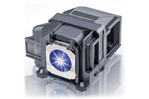 HAPPYBATE Lampe de Vidéoprojecteur Pour Epson Elplp96/97 V13H010L96 VS250 VS355 VS350 EX5260 EH-TW650 EB-S41 EH-TW610 EH-TW650 EB-X39 EB-U42 EB-S05 EB-U05, Ampoule Projecteur Epson Avec Boîtier