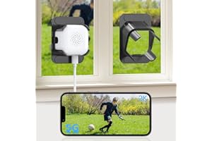 ANYQOO Window Camera 3MP 2K, Indoor/Outdoor Window Camera, 2.4GHz & 5GHz WiFi Security Camera for Home, ChroMax AI Color Night Vision,Motion Detection, 24/7 Recording, Easy Install (1 Pack-White)