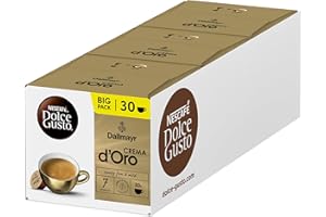 ‎NESCAFÉ DOLCE GUSTO NESCAFÉ DOLCE GUSTO DALLMAYR Crema d'Oro Kaffeekapseln 3er Vorratspack (3 x 30 Kapseln)
