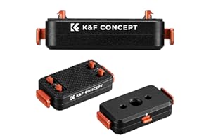 K&F CONCEPT Support Magnétique à Libération Rapide avec Adaptateur 1/4" Compatible avec Insta360 X5, Insta360 Ace Pro, Ace Pro 2