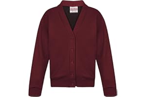 INDX-Clothing Girls School Fleece Cardigan Uniform Sweatshirt Uniform Smart School wear Age 2-3 to 13-14