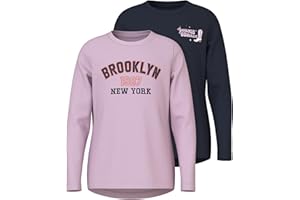 Name it kids Nkfvix 2P LS Top (Pack de 2) para Niñas