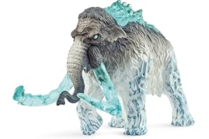 SCHLEICH ELDRADOR Creatures | Frostmammut 70829 | ELDRADOR Monster Spielfigur mit beweglichen Stoßzähnen | tolles Geschenk für Mädchen und Jungen | Spielzeug ab 7 Jahren | 9 x 16 x 11 cm
