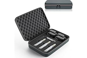 GdjRttk DMX controlador inalámbrico con cajas, DMX512 inalámbrico transmisor/receptor LED Light Controller para su uso con el controlador DMX, receptor inalámbrico con batería