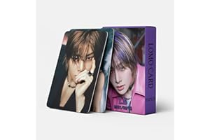 YAZGAN 55pcs Stray Kids Photocards ATE Cards New Album Cards SKZ BangChan/Felix/ChangBin/HyunJin/Han/Lee Know/I.N Mini Merch Photo Cards StrayKids Poster Cards para aficionados (I.N)