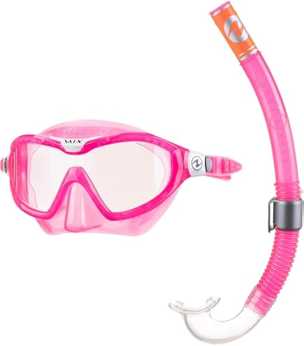 Produktbild von Aqua Lung Unisex Kinder Sport Schnorchel-Set Mit Tauchmaske Und Schnorchelrohr, Blau - Aqua, Einheitsgröße