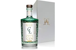 CL CONDE LUMAR CONDE LUMAR - Valentina Gin - Liqueur Premium Gold 23K - Arôme Citron Vert et Agrumes - Avec Or 23k - Coffret avec étui - Avec Certificat Qualité Or - Idéal pour Offrir - 40% Vol - 70 cl