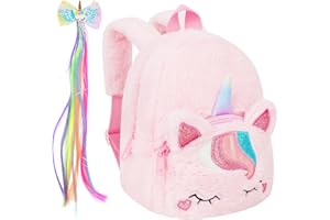 VGMANNTA Unicorno Zainetto Asilo Bambina Zainetto Ragazza Unicorno Bambina Regalo Zainetto Bambina Unicorni Regalo per il Compleanno Della Bambina Halloween Natale