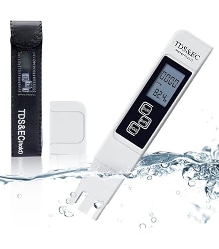thumbnail image 2 of Drinking Water Test Kit | Accurate 4 In 1 Drinking Water Tester,Conductivity Meters Accessories For Pool Testing Supplies Hydroponics Well Pond Farming RV Lab 2 of 12