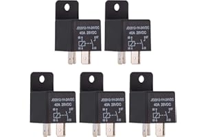 Ehdis 2pcs Relè Auto 4 Pin 24V 40A SPST Modello No .: JD2912-1H-24VDC 40A 28VDC, Auto Interruttori e antipasti, rele per Auto, Camion, Barche Marine, lampade, ECC