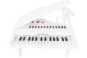 Lexibook, Mitt första piano, K731 | Upplysta tangenter, inlärningsläge, tempo- och volymkontroll, 29 x 31 cm