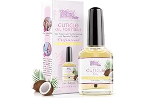 PICS NAILS Cuticle Oil for Nails Professiona Nail Treatment 12 ml - 0,4 Fl. oz - Coconut Fragrance - Moisturizing and Regenerating Oil for Cuticles, Gives Relief and Freshness to Dry and Irritated Skin