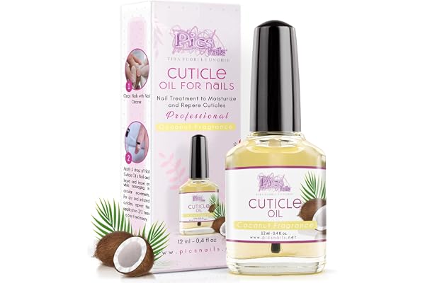 Huile Cuticules Ongles des Mains et des Pieds 12ml Professionnelle - Huile Coco Fragance Hydratante et Régénérante pour les Cuticules des Mains et des Pieds, Apporte Soulagement et Fraîcheur