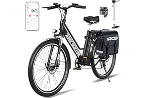RCB Bicicletta elettrica da 26", e bike batteria al litio 36V 10.4 AH può raggiungere 90KM (effetto ambientale) 250W Bicicletta elettrica per pendolarismo per adulti