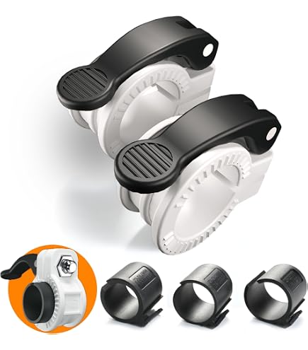 TRIXES 2-Pack Spring Clamp Grippers For Dumbbells & Weight Bars