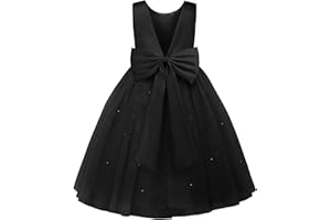 JerrisApparel Sukienka dla dziewczynek w kwiaty satynowa suknia ślubna księżniczka przyjęcie urodzinowe bal suknia balowa