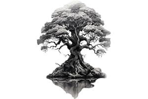 ‎SAMUNSHI Samunshi® Wanddeko Yggdrasil Wallart Wandtattoo Asgard für Wohnzimmer Küche Wandaufkleber Wandsticker Runen Odin Thor53x70cm