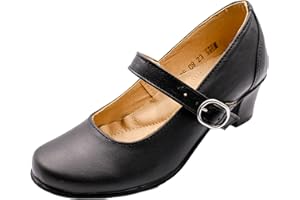 Kristian Shoes 165 - Zapatos de Cuero con Tacones de Las Mujeres con Correa