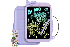 10 Pulgadas Tablet Escritura Pantalla Colorido [2026 Nueva], Electight Pizarra de Escritura LCD con Borrable y Bloqueo Función, Portátil Juguetes Educativo para Hogar, Escuela, Oficina, Aula, Morado