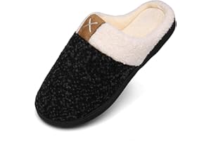 Mishansha Chaussons Homme Femme Mémoire Mousse Pantoufles Hiver Intérieure Slippers