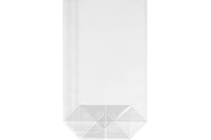 HEKU 30541 100 - Bolsa para el suelo (base en cruz), transparente, ., 300x180x75mm